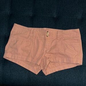 American Eagle Women's Peach/Pink Shorts - 4